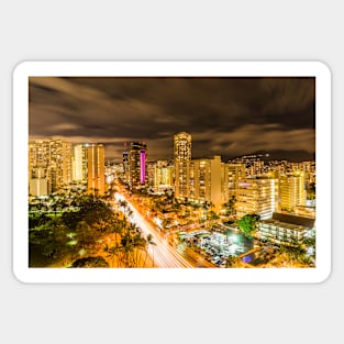 Downtown Honolulu 2 Sticker